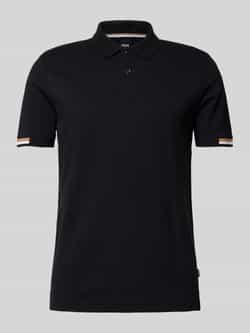 Boss Poloshirt met labelprint model 'Parlay'