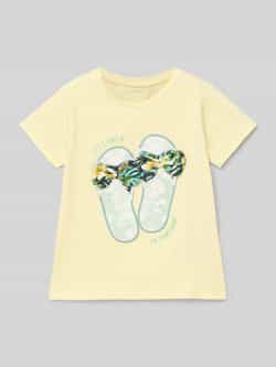 Name it T-shirt met labeldetail model 'FIWI'