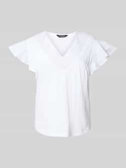 Lauren Ralph Lauren T-shirt met volantmouwen