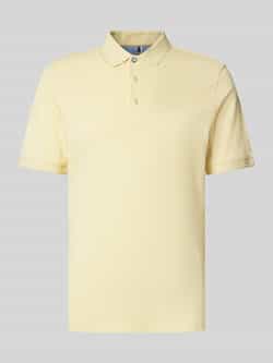BRAX Regular fit poloshirt met labelprint model 'Pete'