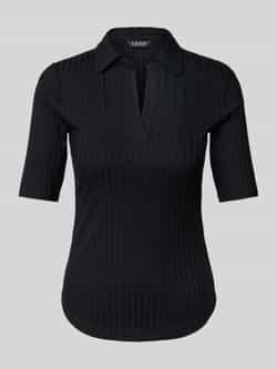 Lauren Ralph Lauren Slim fit poloshirt met 1 2-mouwen model 'MAZIKEEN'