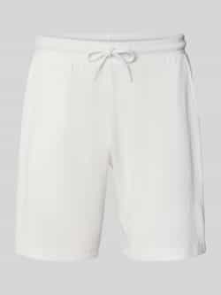 Christian Berg Men Short met structuurmotief en elastische band