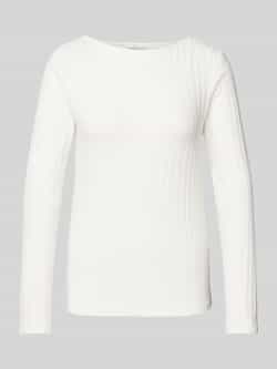 Opus Shirt met lange mouwen en boothals model 'Sovke'