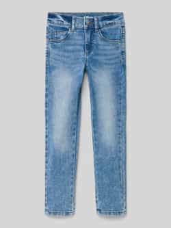 s.Oliver RED LABEL Slim fit jeans van katoenmix