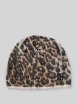 HUGO Muts met wol en alpaca model 'SAMIDI_HAT'
