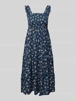 Apricot Midi-jurk met vierkante hals