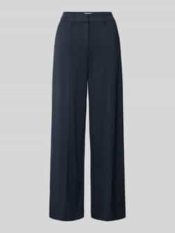 Ichi Stoffen broek met vaste persplooien model 'KATE'
