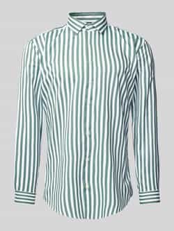 Jake*s Slim fit zakelijk overhemd met kentkraag