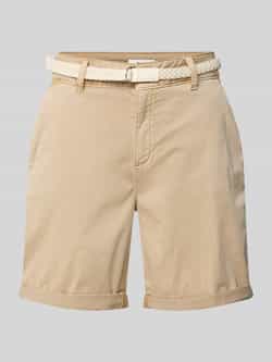 s.Oliver RED LABEL Regular fit korte chino met gevlochten riem