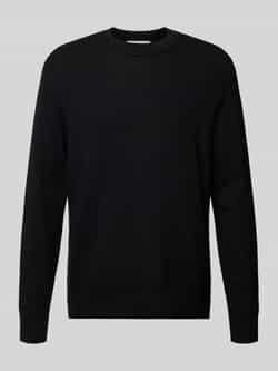 Selected Homme Regular fit gebreide pullover van zuivere merinowol model 'TRAY'