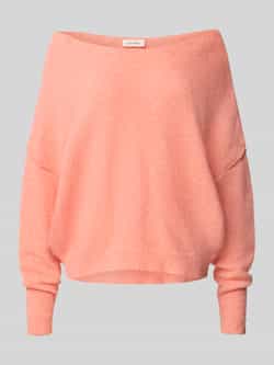 American vintage Gebreide pullover met boothals model 'DAMSVILLE'