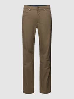 Christian Berg Men Chino met fijn structuurmotief
