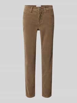 CAMBIO Corduroy broek in verkorte pasvorm model 'PIPER CROPPED'