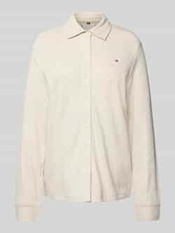 Tommy Hilfiger Regular fit blouse met lange mouwen van puur katoen