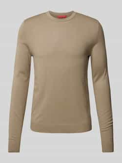 HUGO Gebreide pullover met ronde hals model 'Cody'