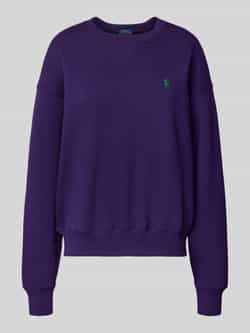 Polo Ralph Lauren Sweatshirt met extra brede schouders en labelstitching
