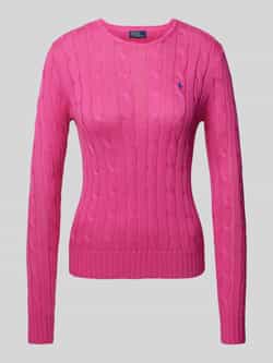 Polo Ralph Lauren Gebreide pullover met logostitching model 'JULIANNA'