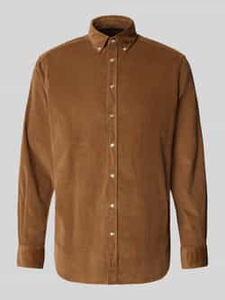 Christian Berg Men Vrijetijdsoverhemd met knoopsluiting