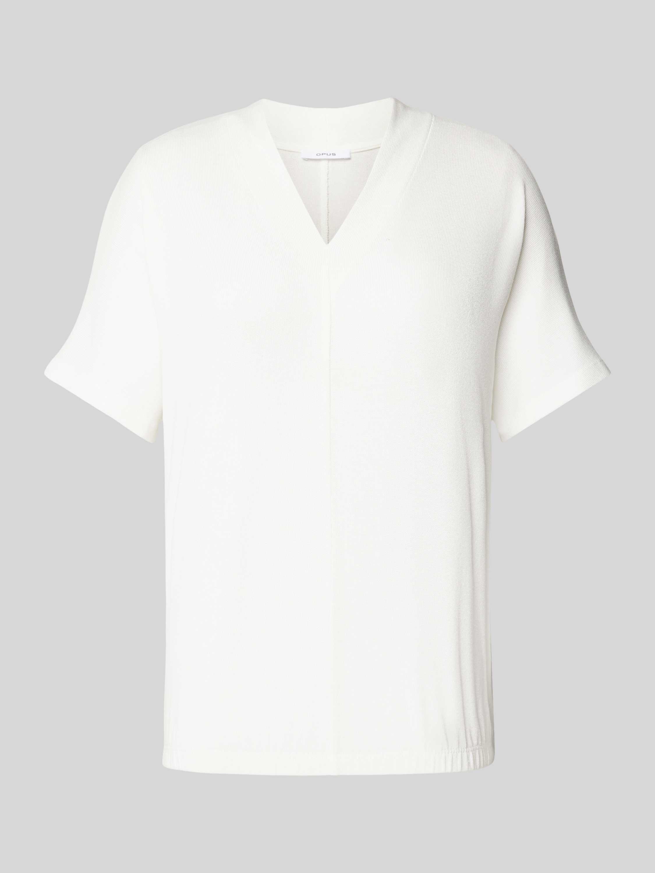 Opus T-shirt met V-hals model 'Sagie'