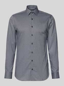 Eterna Slim fit zakelijk overhemd met kentkraag