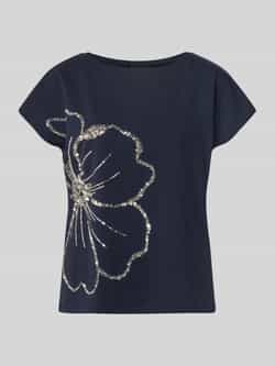 S.Oliver BLACK LABEL Regular fit T-shirt van katoenmix