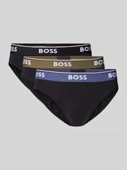 Boss Slip met elastische band met label in een set van 3 stuks