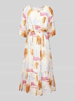 Christian Berg Woman Selection Midi-jurk van viscosemix