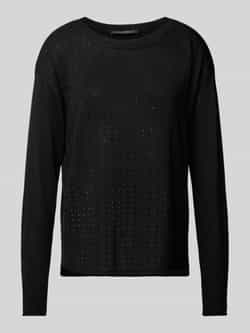 Betty Barclay Elegante Fijngebreide Trui met Strass Black Dames