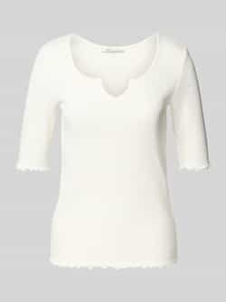 Tom Tailor Denim Slim fit T-shirt van katoenmix