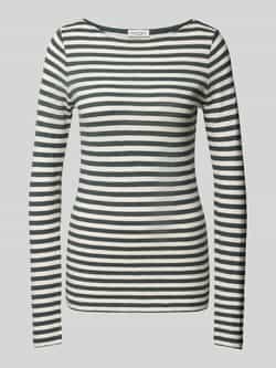 Marc O'Polo Regular fit shirt met lange mouwen van puur katoen met streepmotief