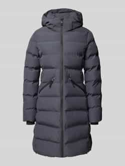 Superdry Regular fit lange jas in doorgestikte look model 'City'
