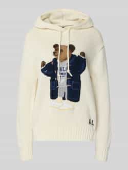 Polo Ralph Lauren Gebreide pullover van puur katoen met capuchon