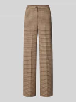 Weekend Max Mara Straight fit stoffen broek met persplooien model 'PANETTO'