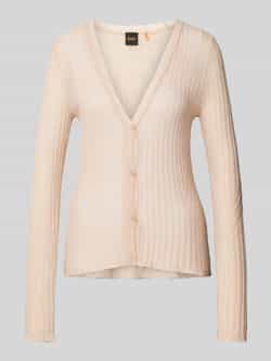 Boss Orange Gebreide cardigan met structuurmotief model 'Fooper'