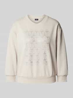 Joop! Sweatshirt met strass-steentjes model 'Telissa'