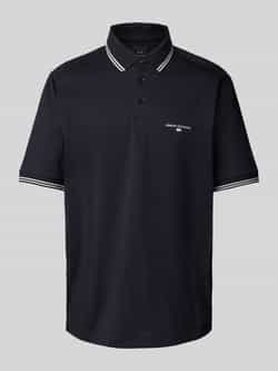 Armani Exchange Poloshirt met labelprint