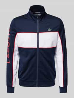 Lacoste Sweatjack met opstaande kraag model 'TAFFETA'
