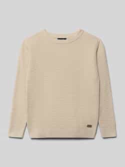 BLUE SEVEN Regular fit pullover in gebreide look