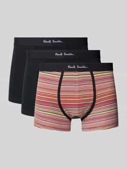 Paul Smith Boxershort met elastische band met logo in een set van 3 stuks