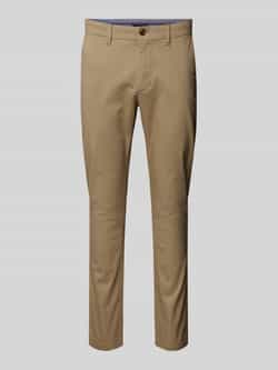 Tommy Hilfiger Slim fit chino met knoop- en ritssluiting model 'BLEECKER'