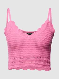 Gina Tricot Korte top met gehaakt kant model 'Sadie'