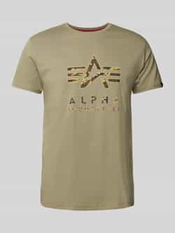 Alpha Industries T-shirt Men T-Shirts Camo Puff Print T-Shirt