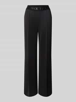 S.Oliver BLACK LABEL Straight leg broek met elastische band