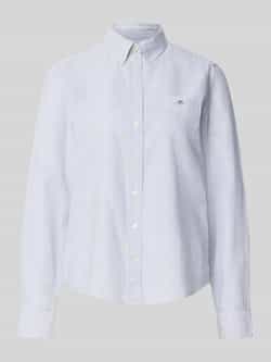 Gant Overhemdblouse met button-downkraag en sportmanchetten