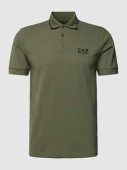 EA7 Emporio Armani Poloshirt met labelprint