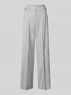 Windsor Wide leg stoffen broek met bandplooien