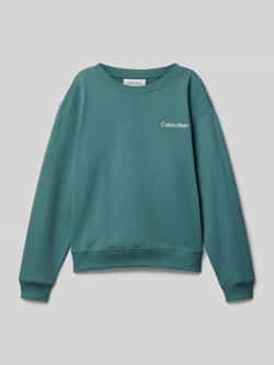 Calvin Klein Jeans Sweatshirt met motiefprint aan de achterkant model 'CITY SCENE'