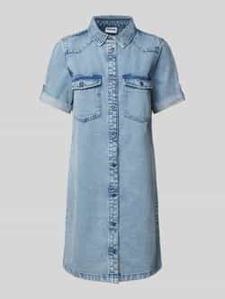 Noisy May Jeansjurk met borstzakken model 'NEW SIGNE'