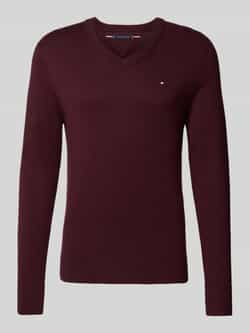 Tommy Hilfiger Regular fit pullover van een mix van katoen en kasjmier