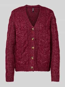 Pieces Regular fit gebreid jack met wol model 'NINA'